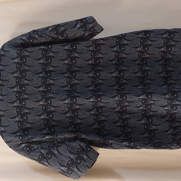 Free Assembly Boys Seersucker Shortsleeve Button-up Shirt. Size S (6/7) - Picture 5 of 5